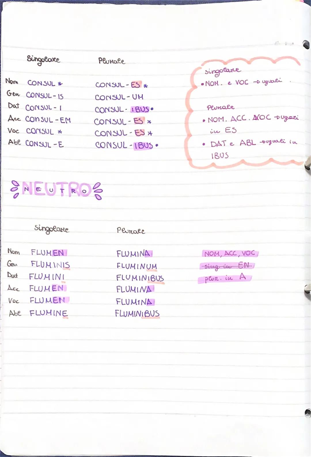 TERZA DECUINAZIONE
ha 3 diversi modelli
wom.
gen.
▷ Locativo: con i nomi di città e piccola isola + RUS, RURIS
1 Gruppo
Oi nomi IMPARISILLAB