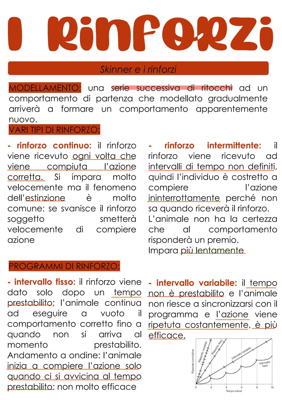 L'apprendimento
L'apprendimento è il processo con cui un organismo vivente è
modificato più o meno definitivamente da ciò che fa e da
quello