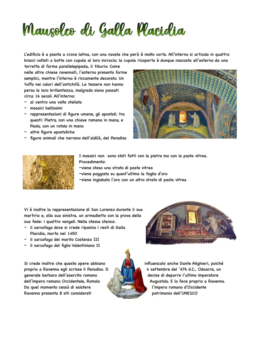 Ravenna
La storia, per essere scritta, ha bisogno di due cose: la penna e
l'inchiostro, l'uomo e le sue imprese. Ma anche di un foglio, il
t