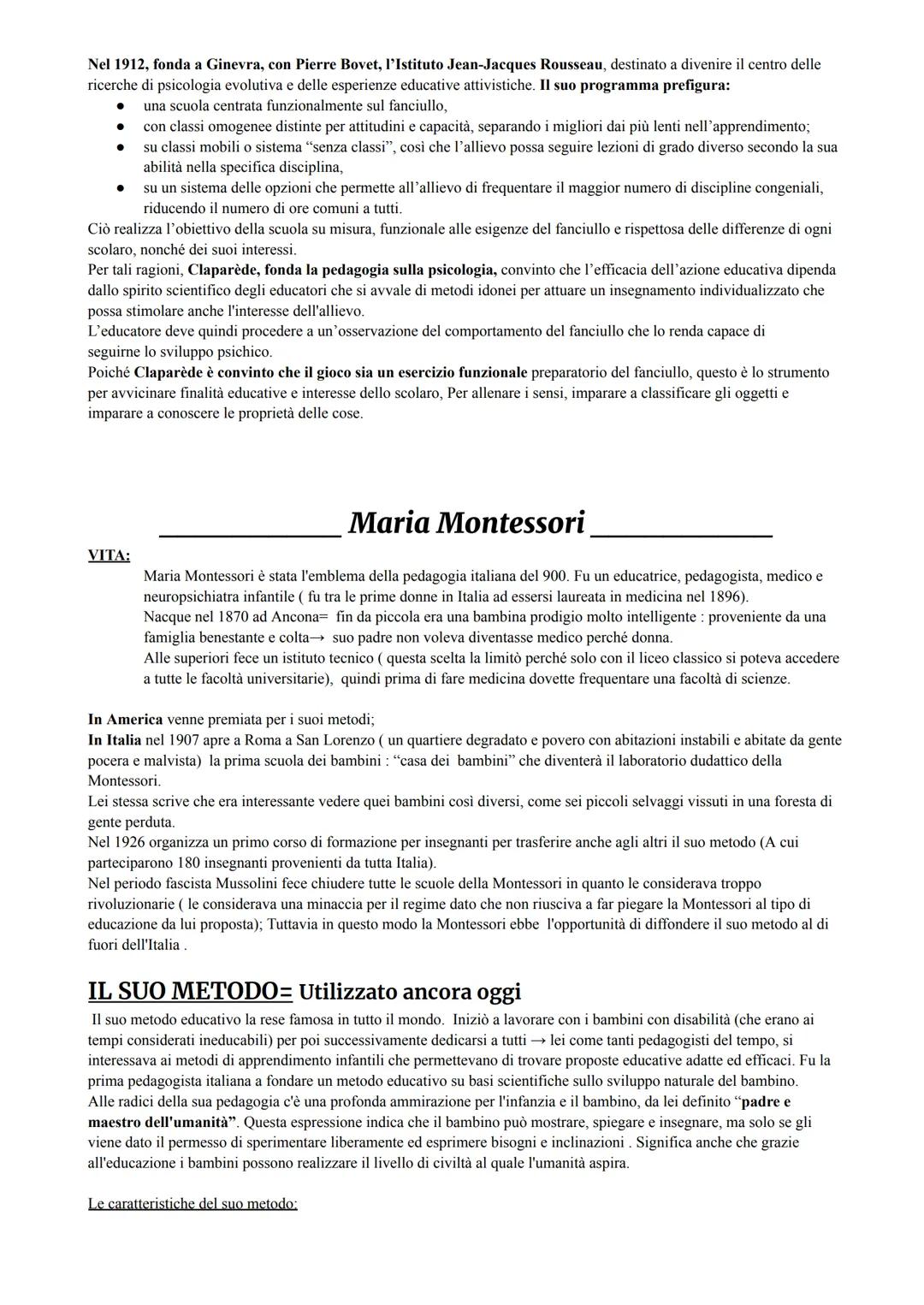 ATTIVISMO PEDAGOGICO E "SCUOLE NUOVE"
Le nuove scuole sorgono in Europa e America nell'800 (dopo il positivismo) per dare ai ragazzi maggior