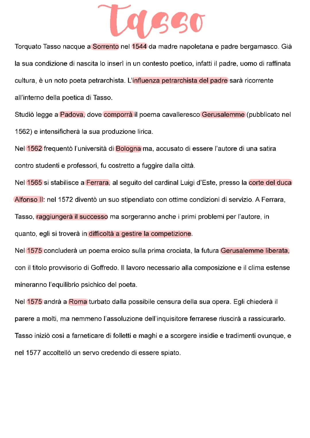 TORQUATO TASSO