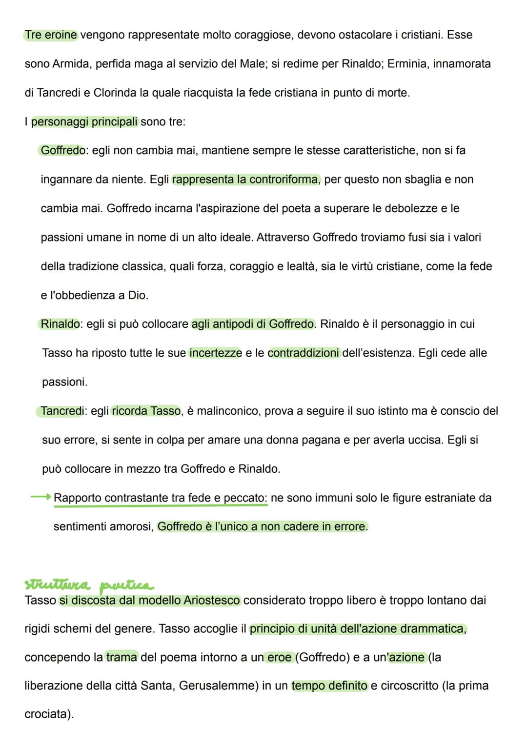 Tasso
Torquato Tasso nacque a Sorrento nel 1544 da madre napoletana e padre bergamasco. Già
la sua condizione di nascita lo inserì in un con