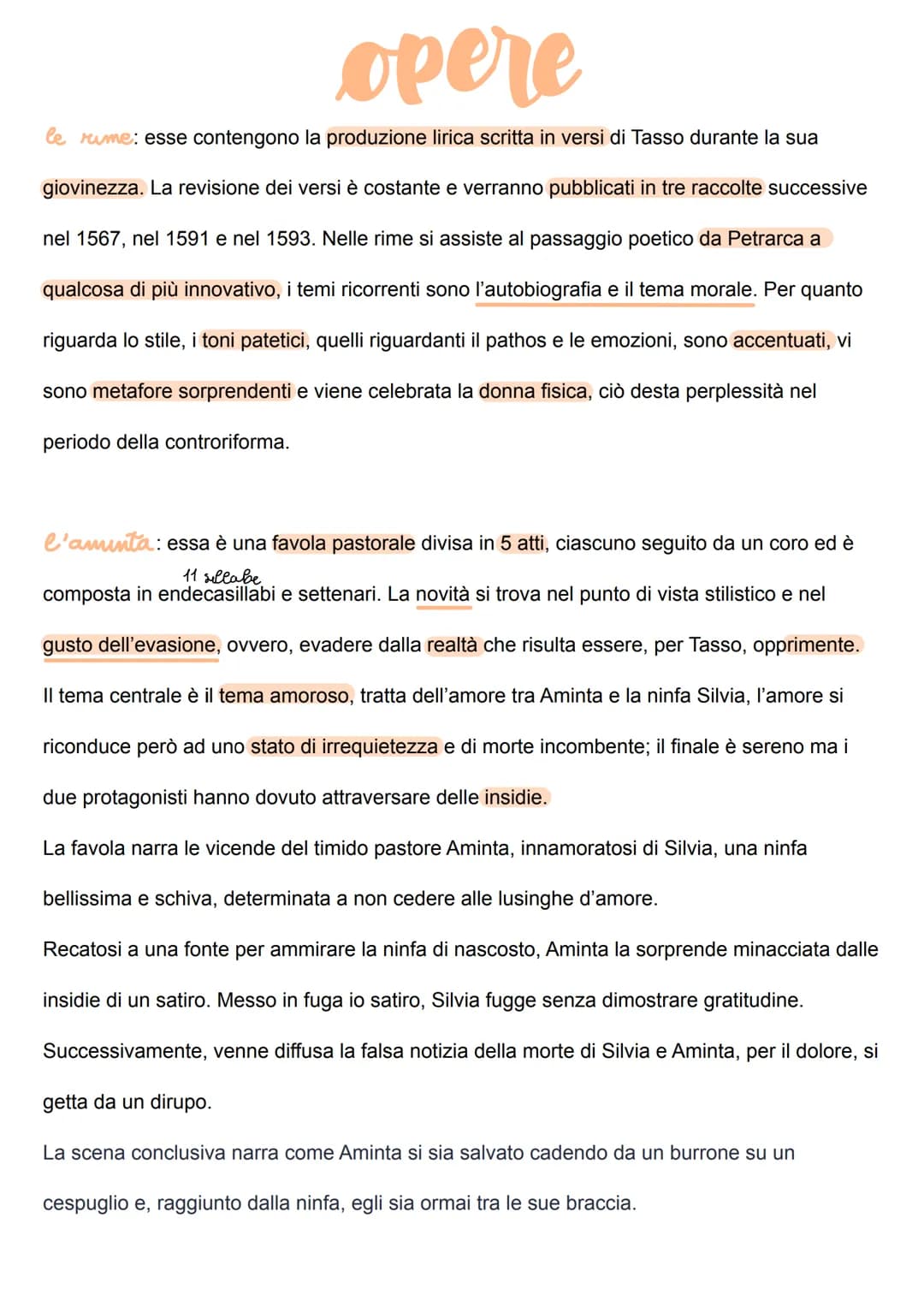 Tasso
Torquato Tasso nacque a Sorrento nel 1544 da madre napoletana e padre bergamasco. Già
la sua condizione di nascita lo inserì in un con