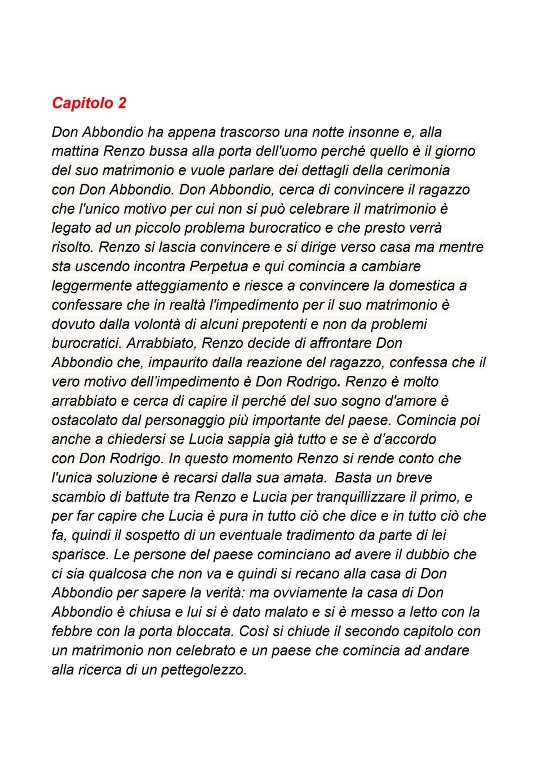 PROMESSI SPOSI
Capitolo 1
Il primo personaggio presentato è Don Abbondio, un prete, che
come ogni sera sta passeggiando mentre legge il suo 