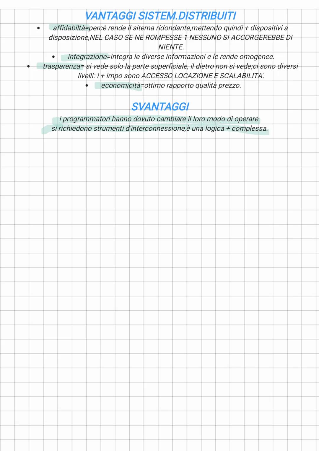 SISTEMI DISTRIBUITI
a metà degli anni 40 inizò l'era dei calcolatori elettronici moderni i quali hanno iniziato a
cambiare la situazione:l'a