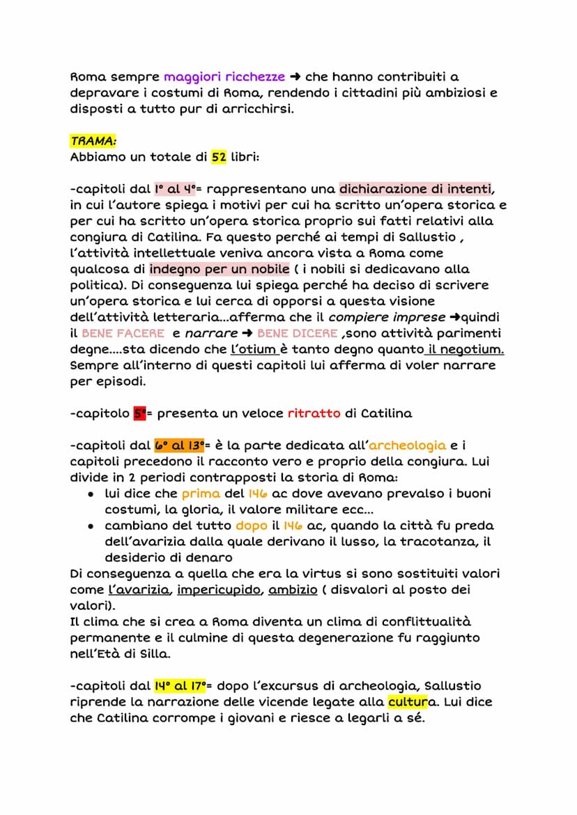 SALLUSTIO
Nasce ad Amiterno (Aquila) nell'86 ac. Proviene da una famiglia
plebea e giunge a Roma per compiere il cursus honorum
divenendo pr