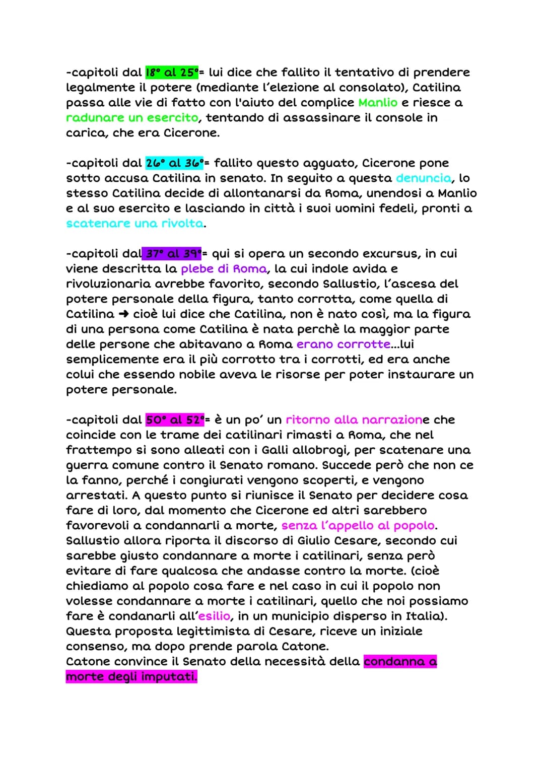 SALLUSTIO
Nasce ad Amiterno (Aquila) nell'86 ac. Proviene da una famiglia
plebea e giunge a Roma per compiere il cursus honorum
divenendo pr