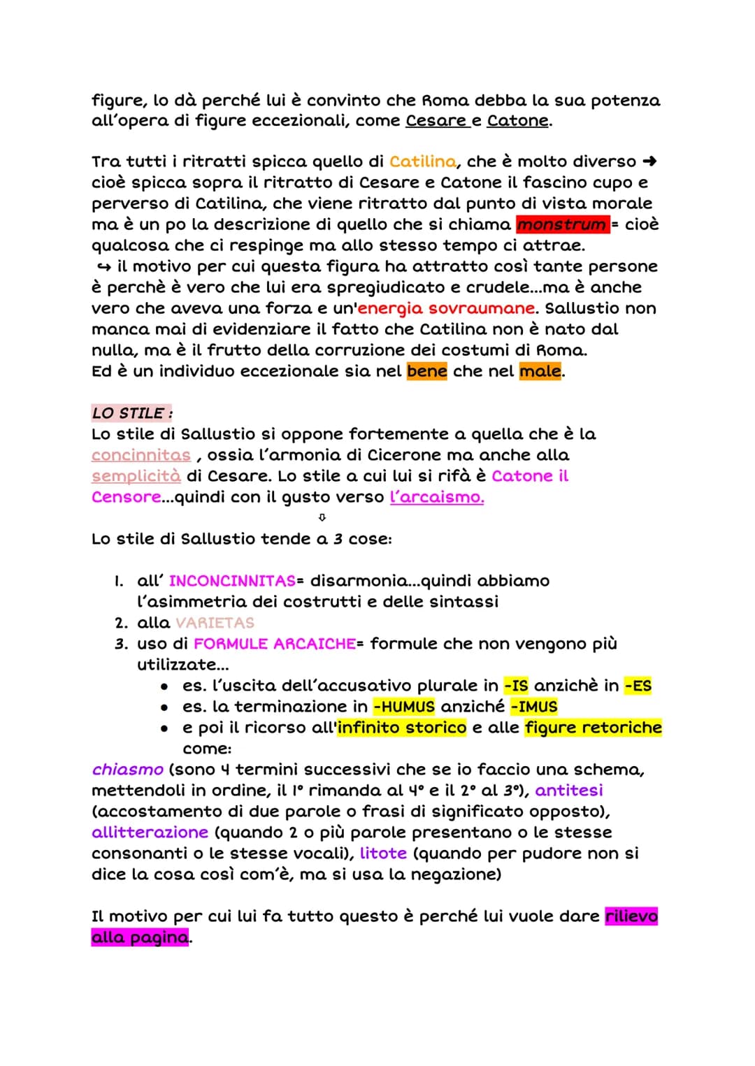 SALLUSTIO
Nasce ad Amiterno (Aquila) nell'86 ac. Proviene da una famiglia
plebea e giunge a Roma per compiere il cursus honorum
divenendo pr