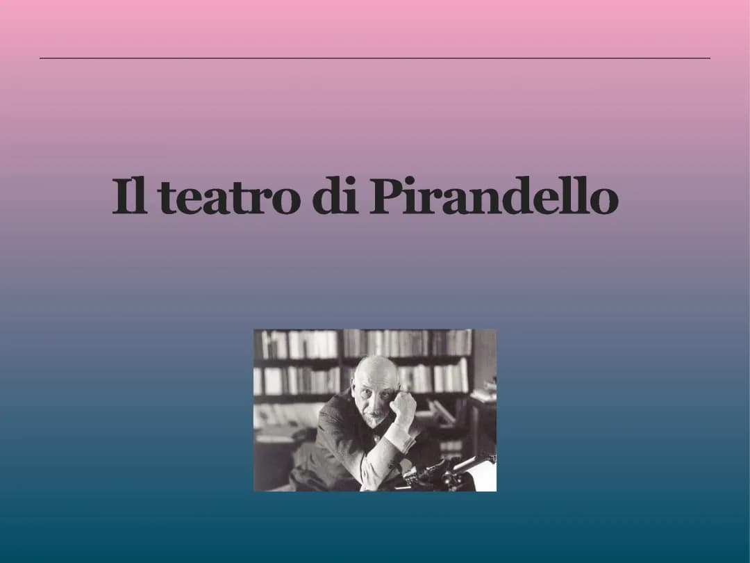 Avventura nel Teatro di Pirandello: PDF e Riassunti Semplici