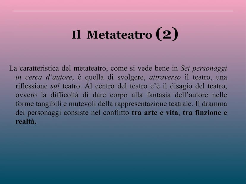 Il teatro di Pirandello
M Le fasi della produzione teatrale
La produzione teatrale pirandelliana si sviluppa in un arco temporale che va dag