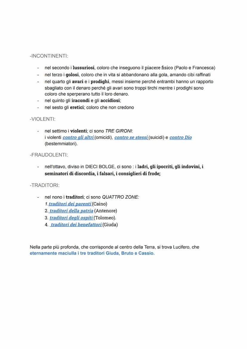 Divina Commedia
La divina commedia è composta di 3 CANTICHE
● Inferno
Paradiso
Purgatorio
Ogni cantica è formata da 33 CANTI ( capitoli), in