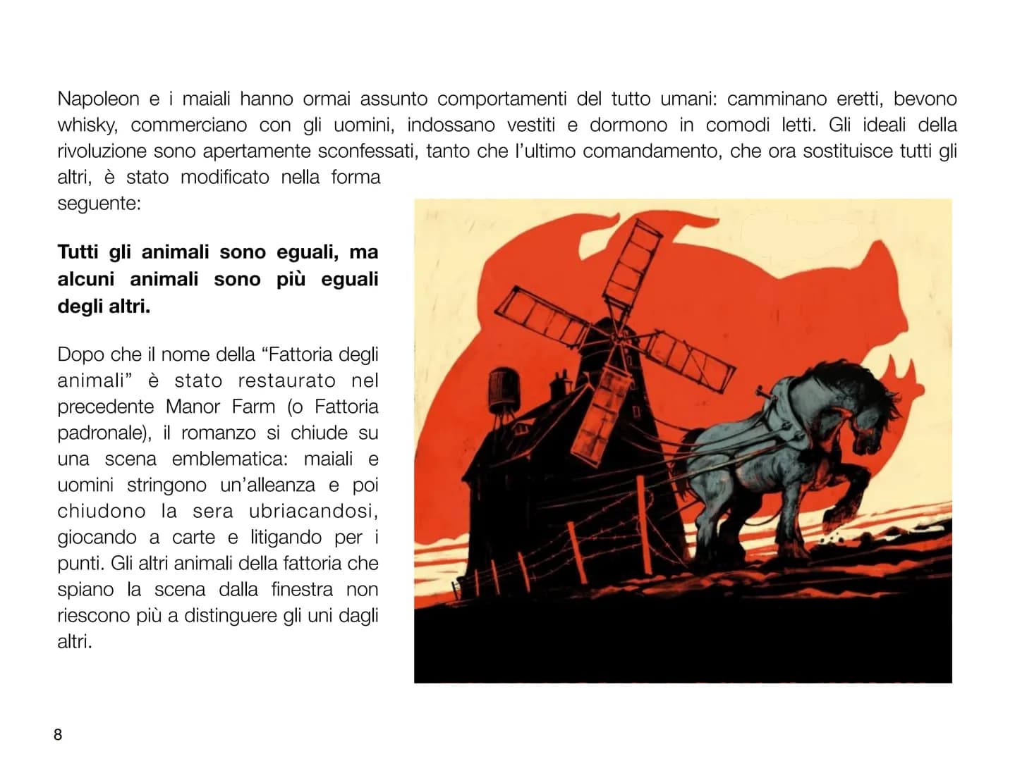 Ank
(ET
La fattoria
degli animali A
THAT
Introduzione
La fattoria degli animali è un romanzo distopico di
George Orwell (pseudonimo di Georg