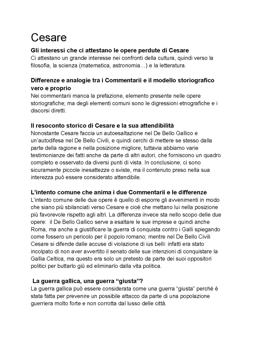 Giulio Cesare: Riassunto, Curiosità e Vita Privata