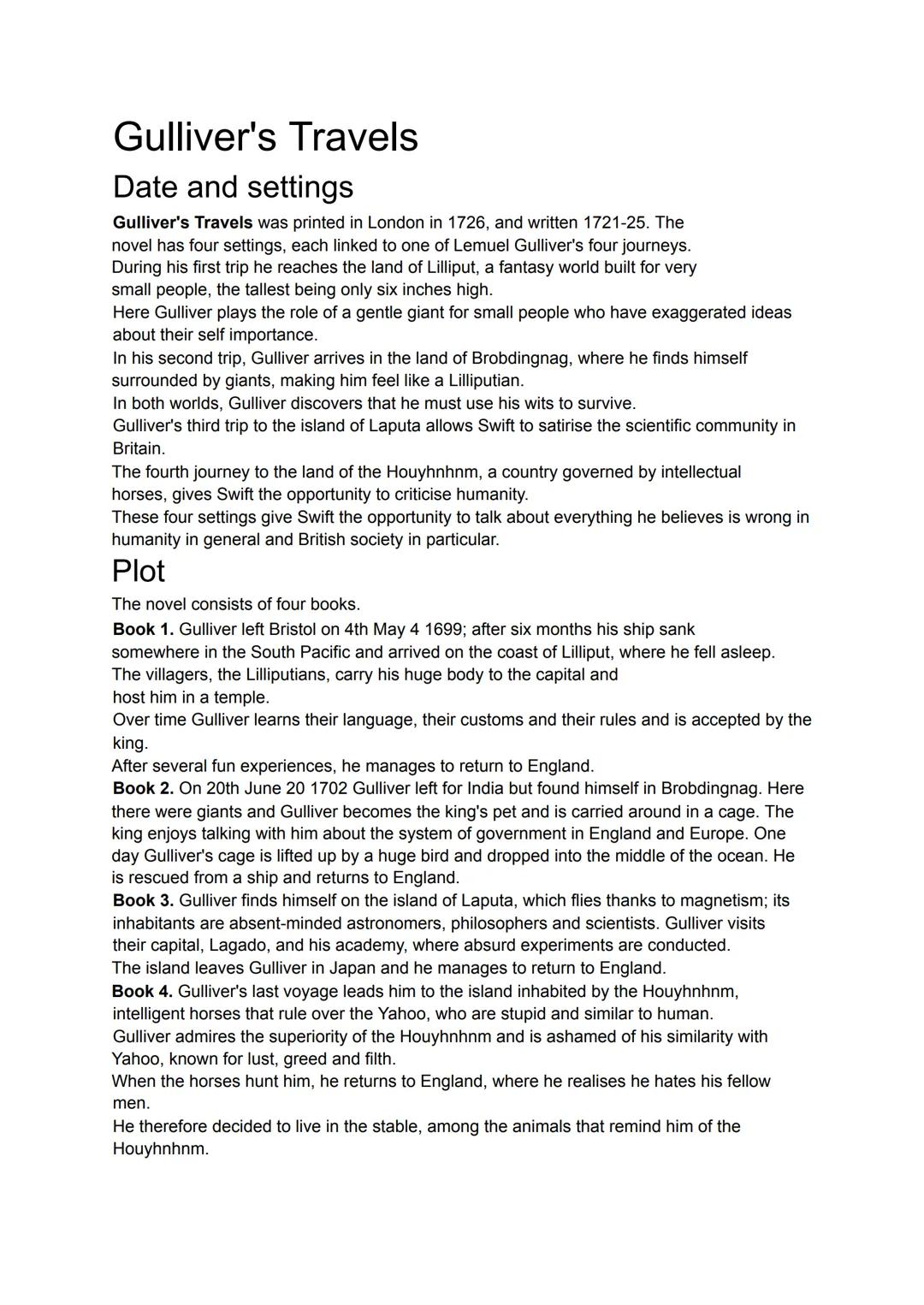# Jonathan Swift

Life and Works

Jonathan Swift was born in 1667 in Dublin, where he was educated, but his parents were
English. The family