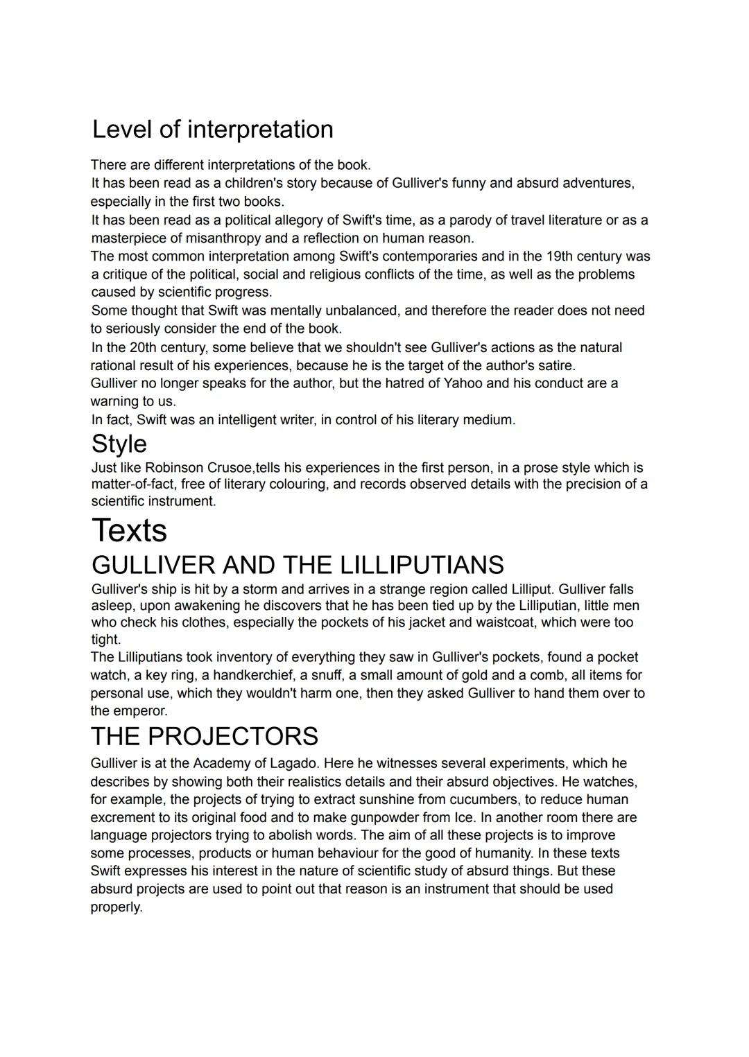 # Jonathan Swift

Life and Works

Jonathan Swift was born in 1667 in Dublin, where he was educated, but his parents were
English. The family