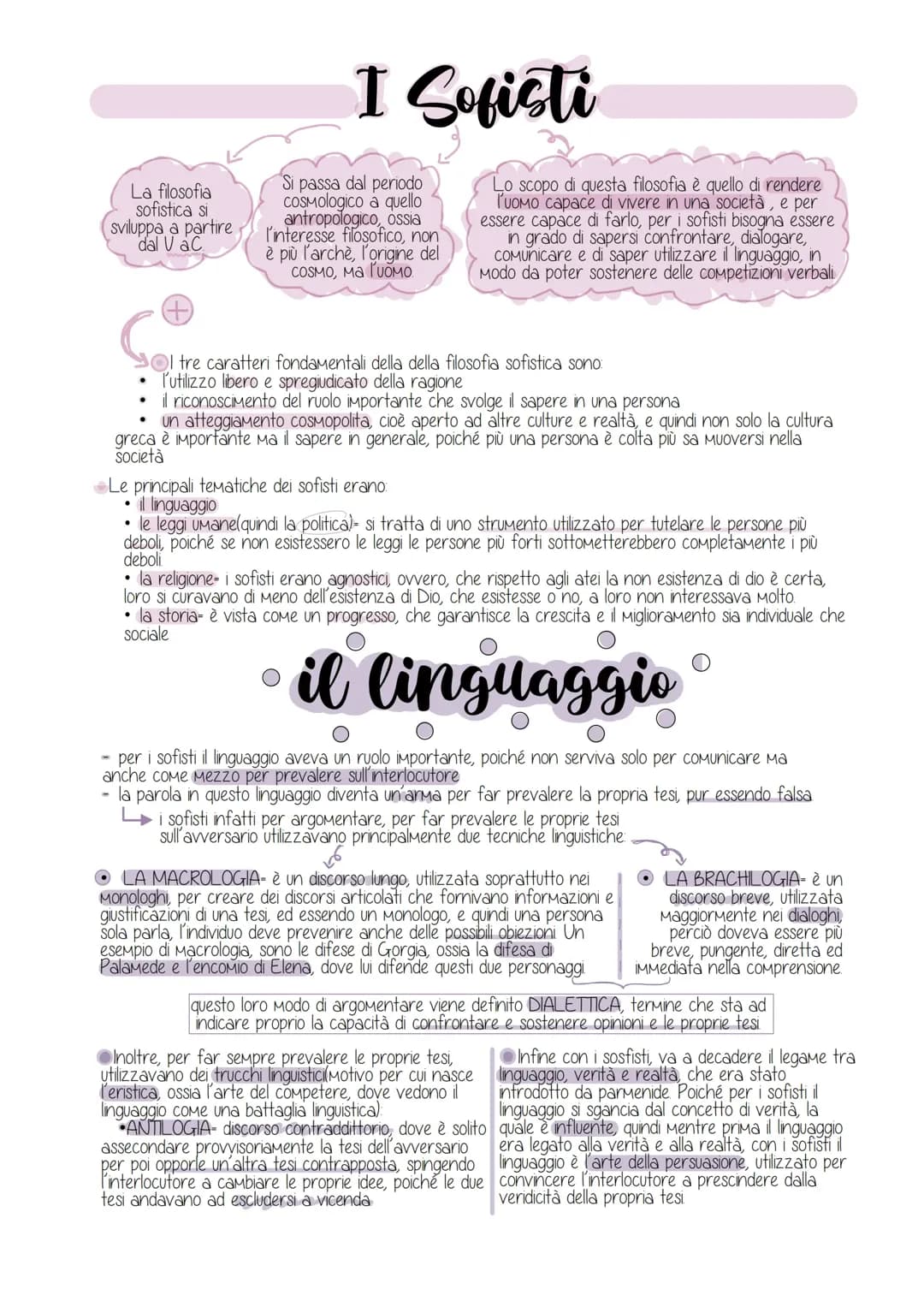Scopri il Ruolo del Linguaggio nella Filosofia Sofistica