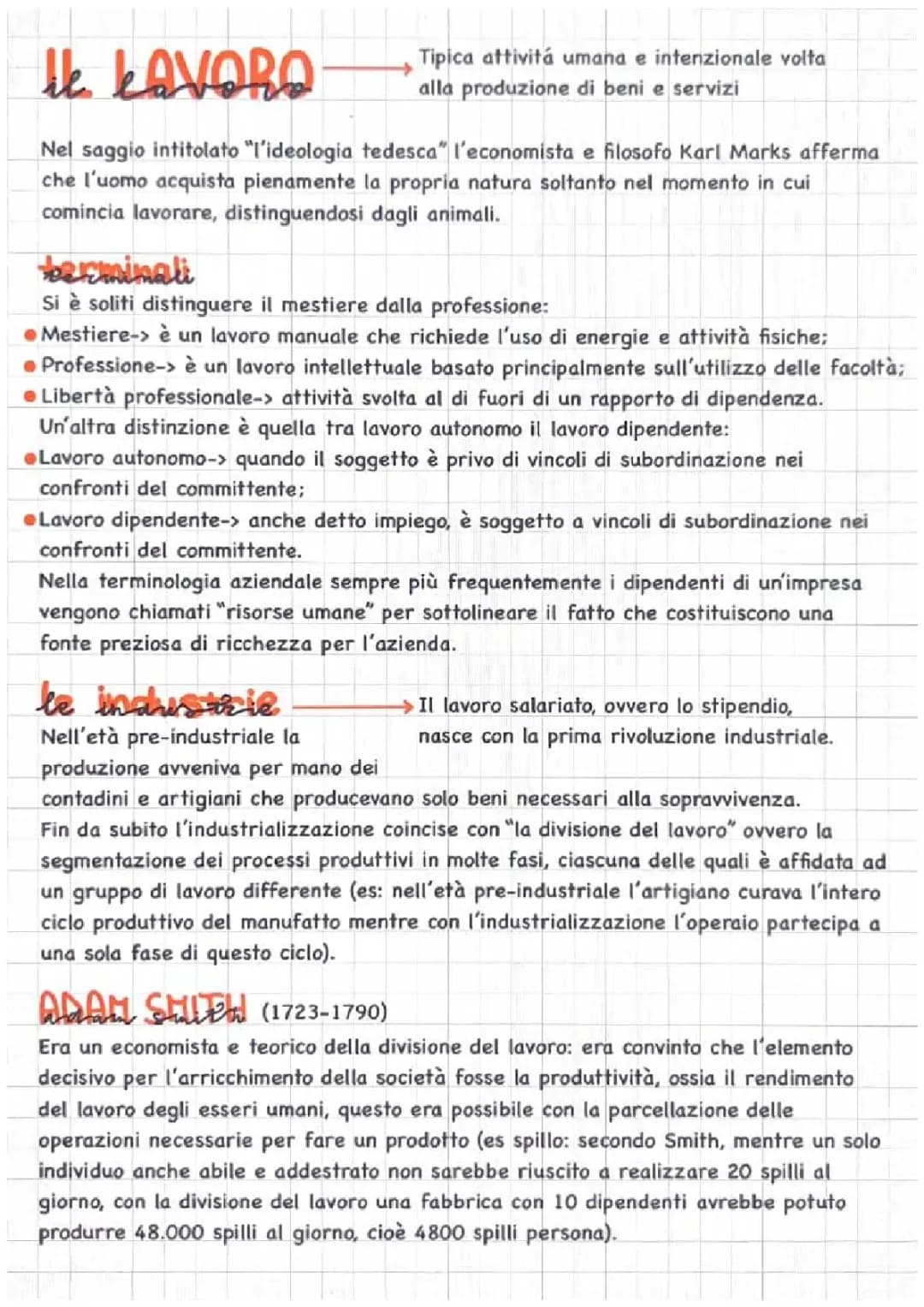 IL LAVORO