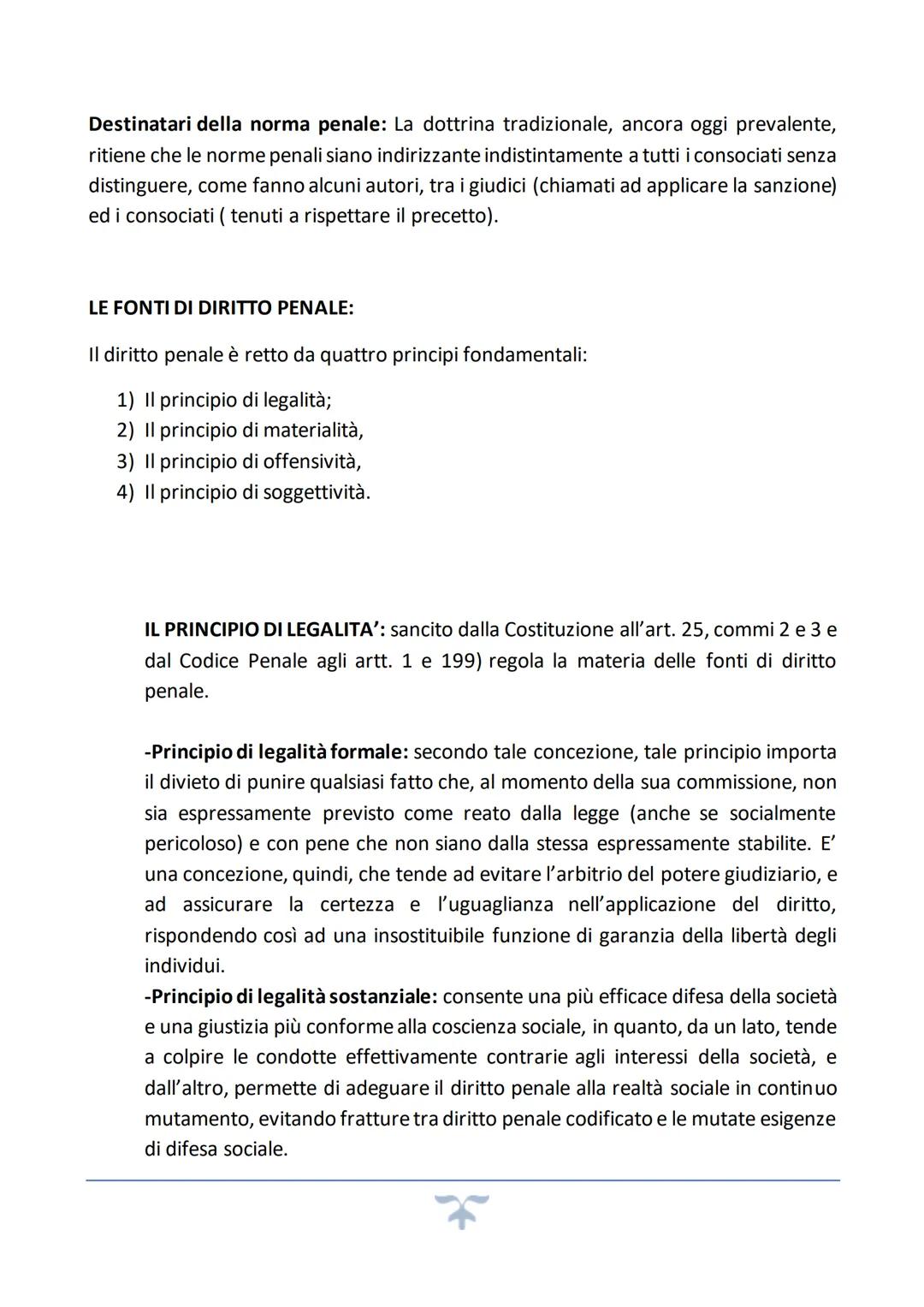 CAPITOLO PRIMO
Concetti introduttivi
Definizione di diritto penale: costituisce quel complesso di norme giuridiche con cui lo
Stato, mediant