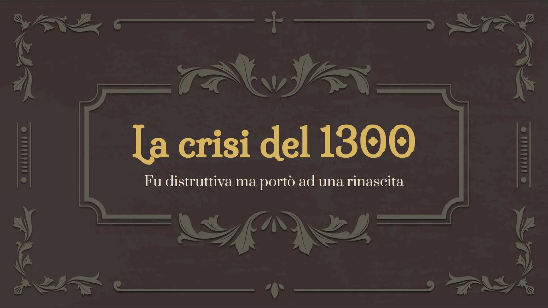 - +
T
La crisi del 1300
Fu distruttiva ma portò ad una rinascita
T Grafico significativo
Da questo grafico si può dedurre che le risorse non