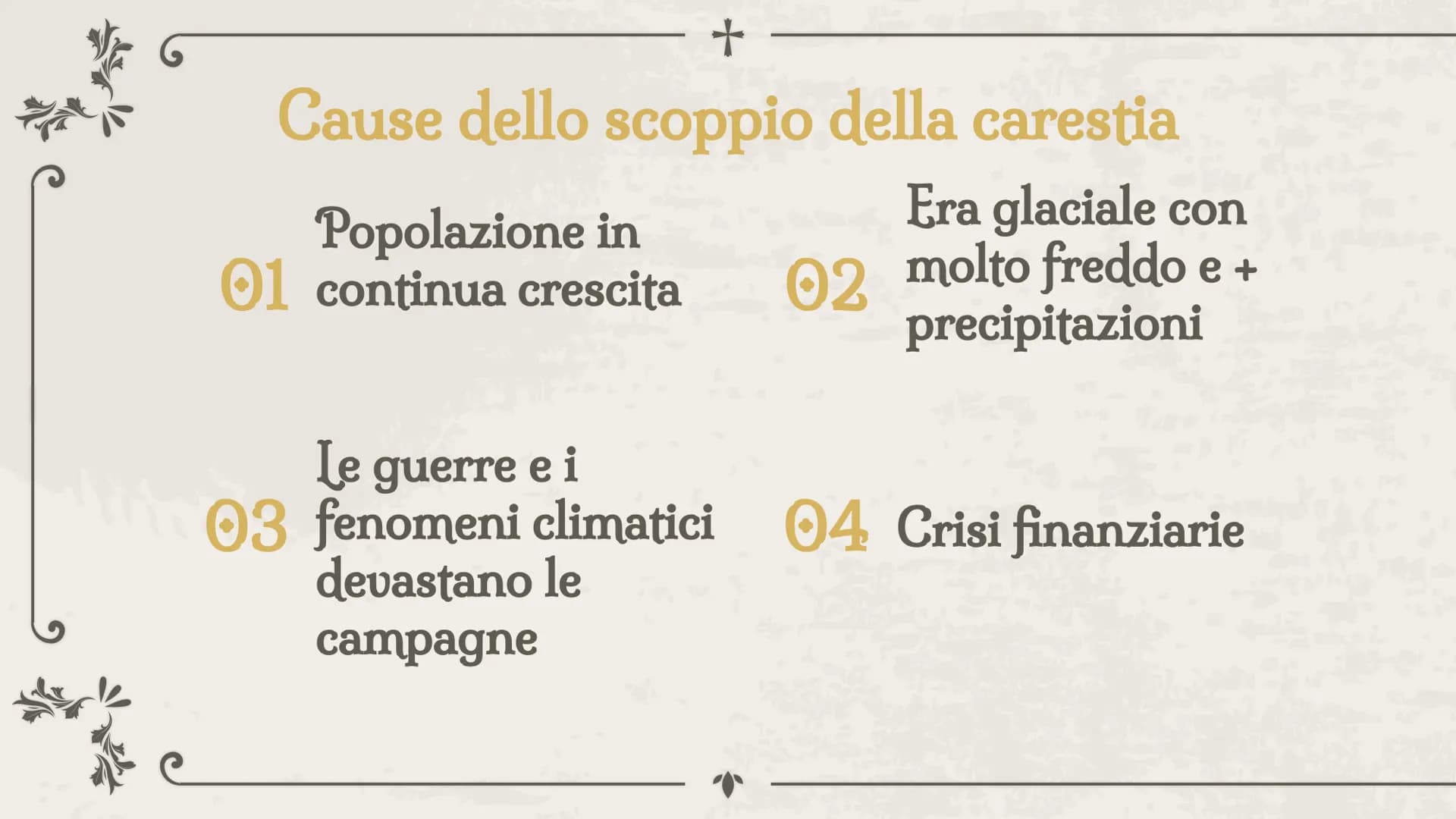 - +
T
La crisi del 1300
Fu distruttiva ma portò ad una rinascita
T Grafico significativo
Da questo grafico si può dedurre che le risorse non