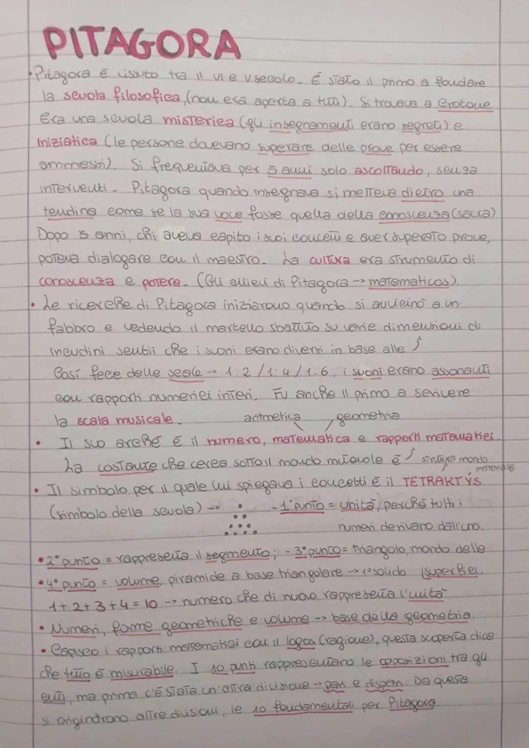 PITAGORA
●Pitagora é cissuto tra il vie v secolo. É stato il primo a foudare
la sevola filosofica, (nou era aperta a tum). Si trovava a Crot