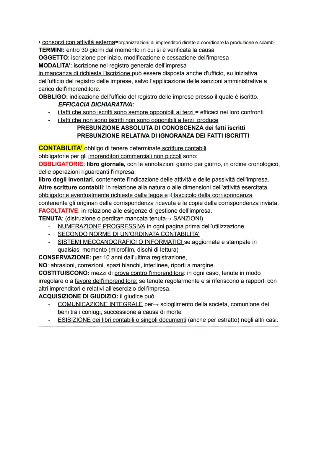 L'IMPRENDITORE
colui che esercita professionalmente un'attività economica organizzata al fine della
produzione o dello scambio di beni o di 