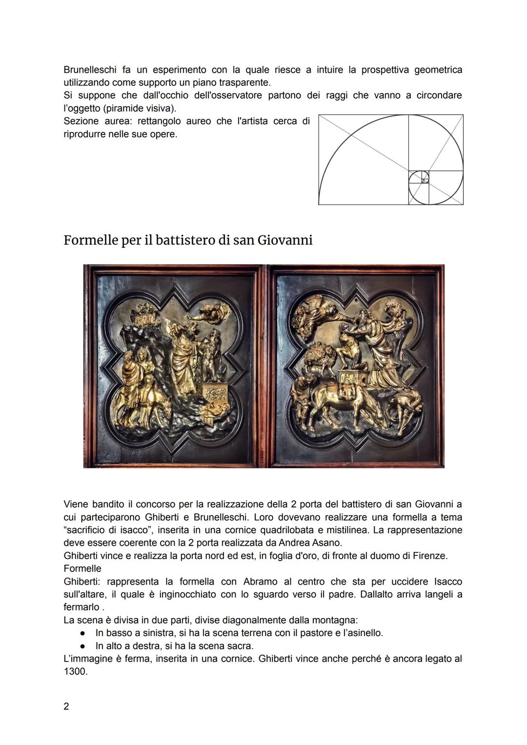 Il Rinascimento
È un periodo di rinnovamento letterario, artistico, filosofico e scientifico avvenuto in Italia tra
il 400 e il 500.
Culla d