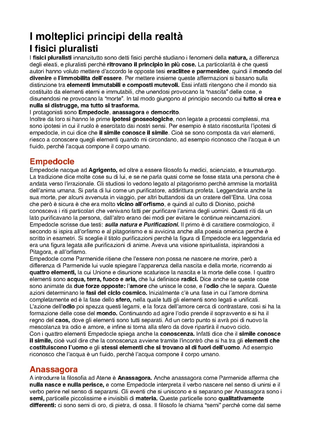 i fisici pluralisti 