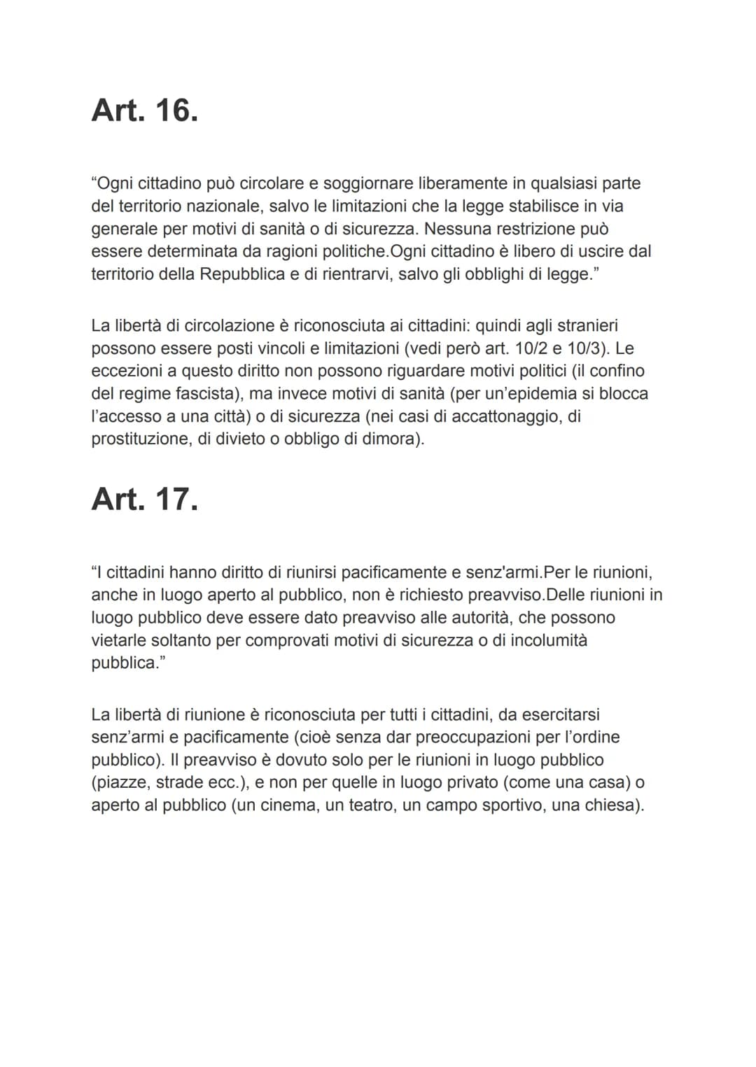 La costituzione
Principi fondamentali
Art. 1
"L'Italia è una Repubblica democratica, fondata sul lavoro.La sovranità
appartiene al popolo, c