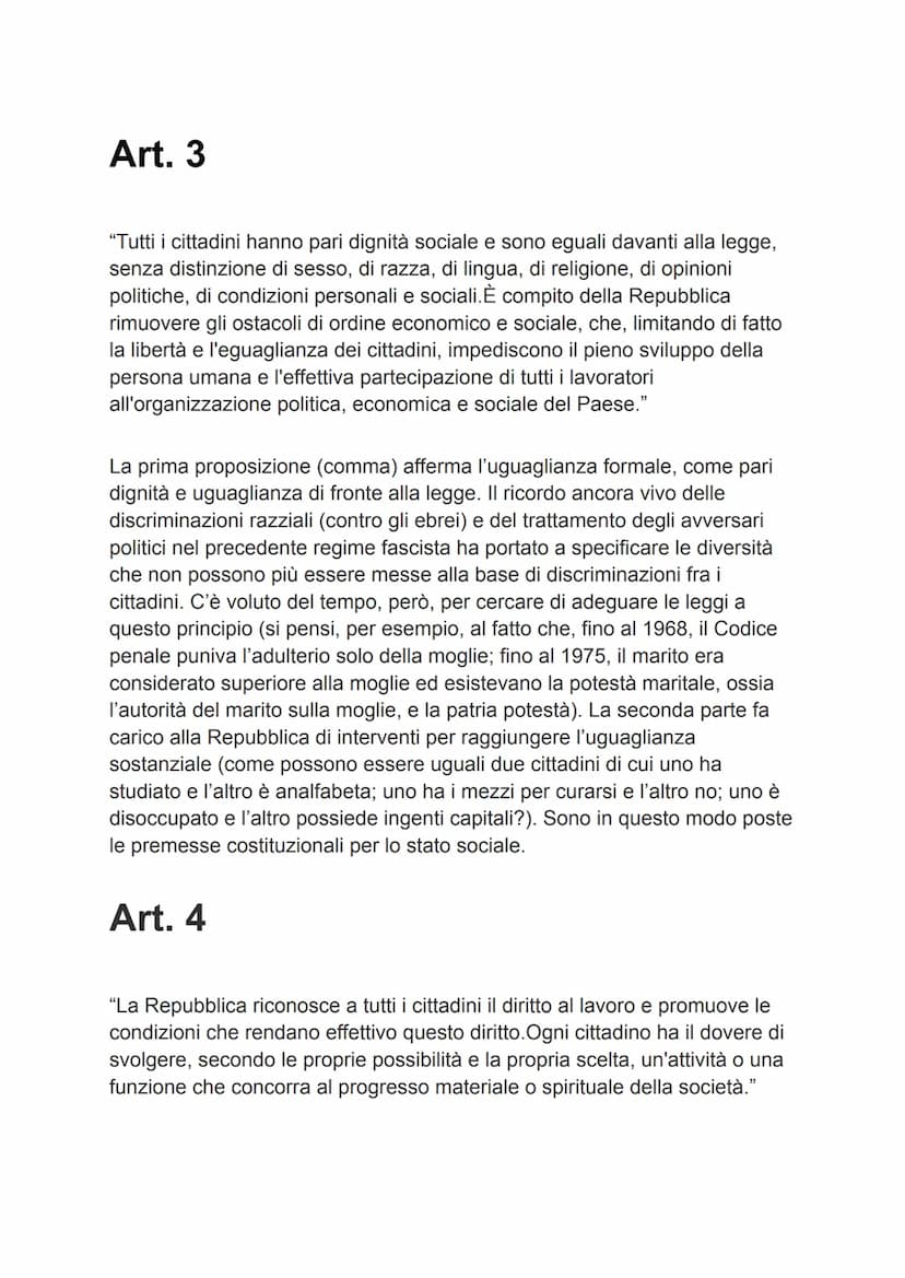 La costituzione
Principi fondamentali
Art. 1
"L'Italia è una Repubblica democratica, fondata sul lavoro.La sovranità
appartiene al popolo, c