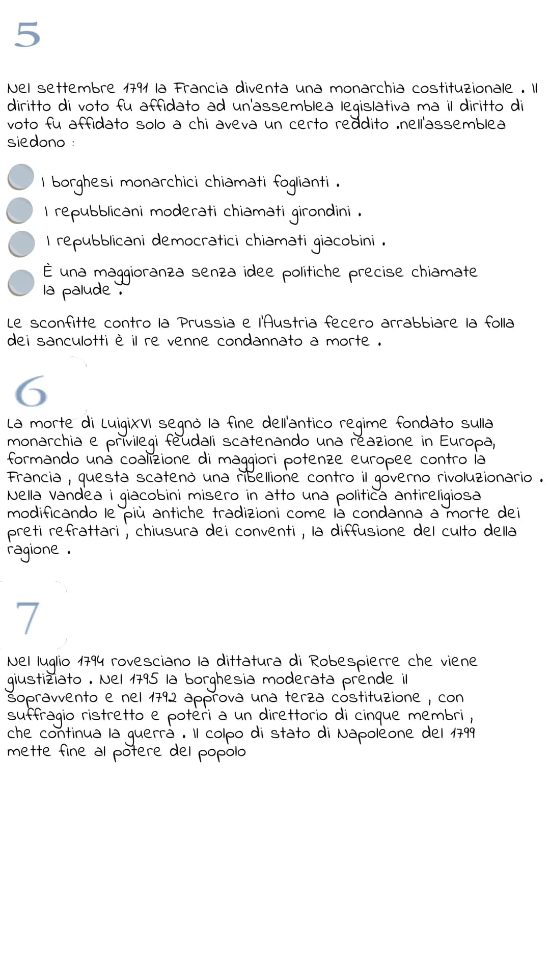 rivoluzione francese
●●●
1
Nel corso del settecento, in Francia, nacque L'illuminismo, ma a
causa della diffusione delle idee illuministe do