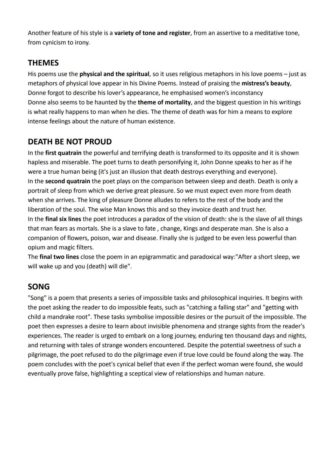 # METAPHYSICAL POETRY

The Metaphysical poets reflected the intellectual and spiritual crisis of their age: the difficult
transition from th