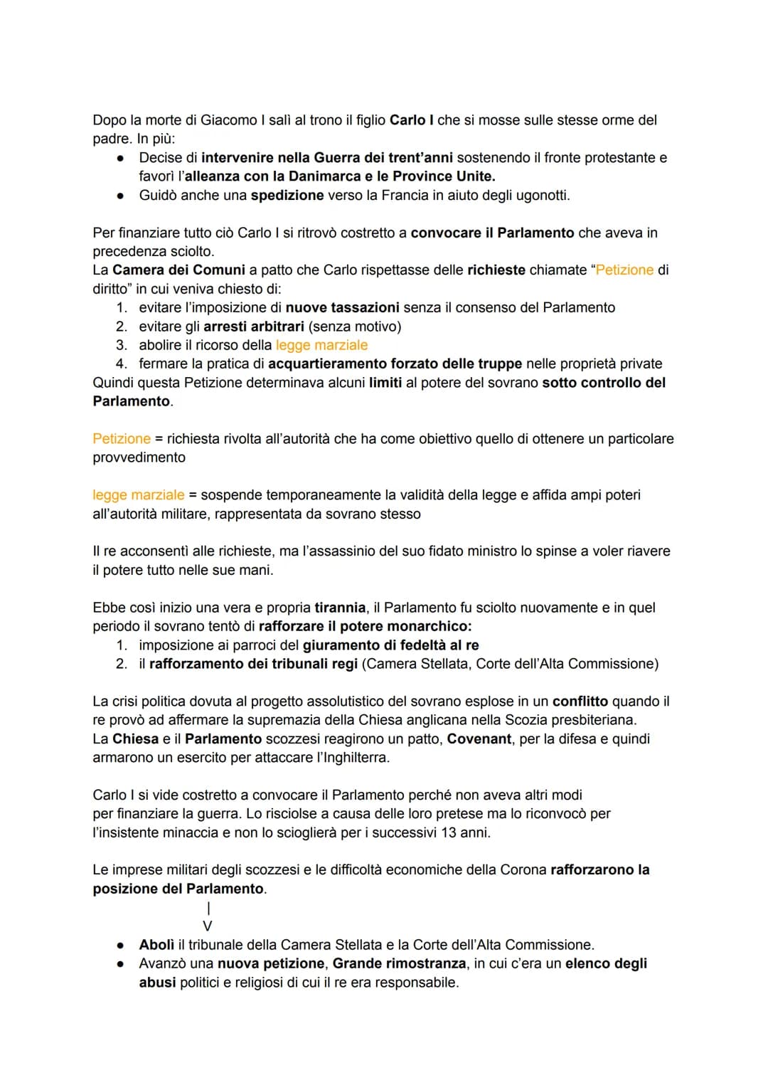 SITUAZIONE DELL'INGHILTERRA
SITUAZIONE SOCIALE
La società inglese aveva una struttura a piramide:
1. al vertice c'erano un ristretto numero 