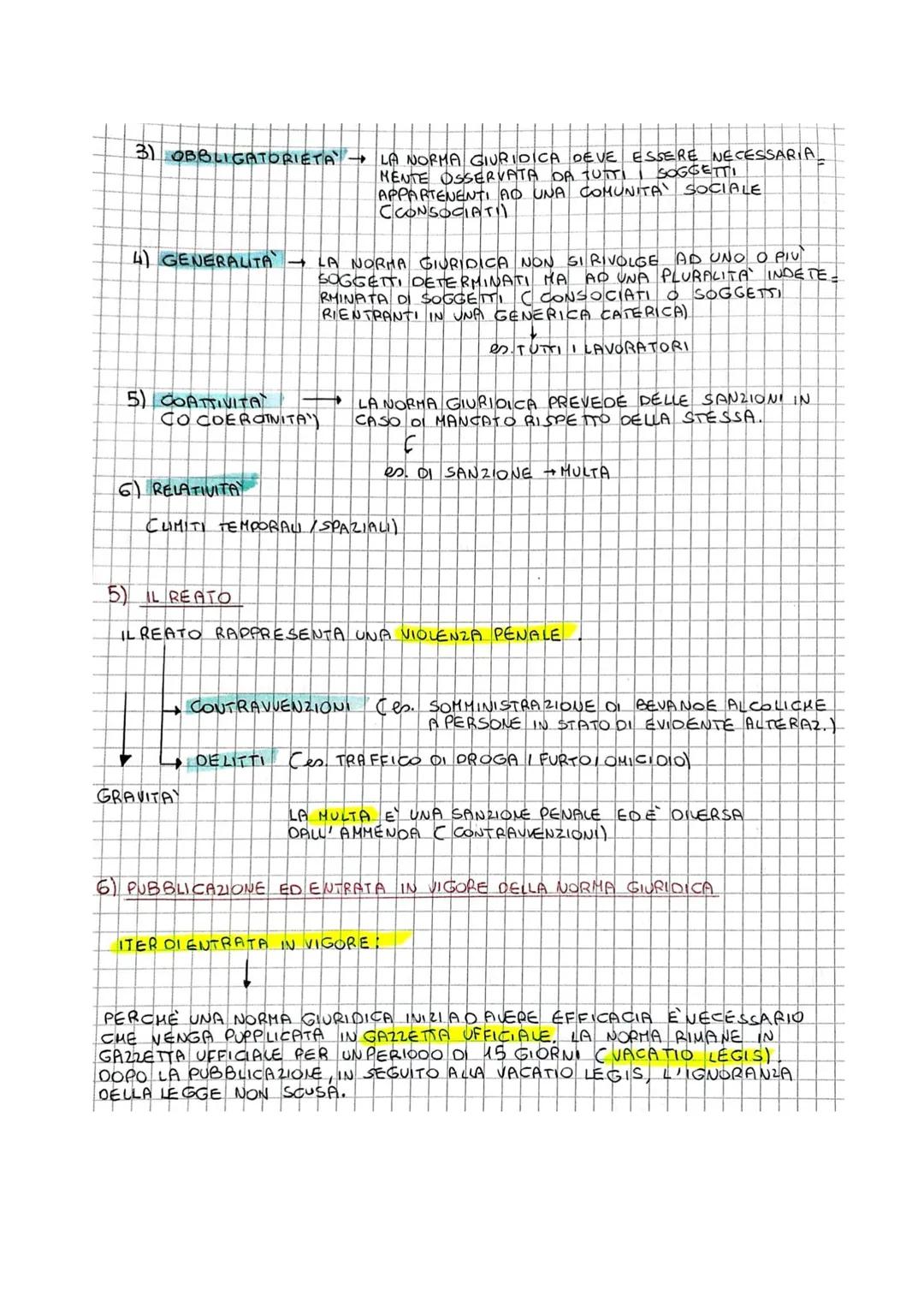 LE NORME GIURIDICHE E LE FONTI DEL DIRITTO
4) L'ORDINAMENTO GIURIDICO.
IL DIRITTO E L'INSIEME DELLE NORME GIURIDICHE SU CUI SI BASA L'ORGA-
