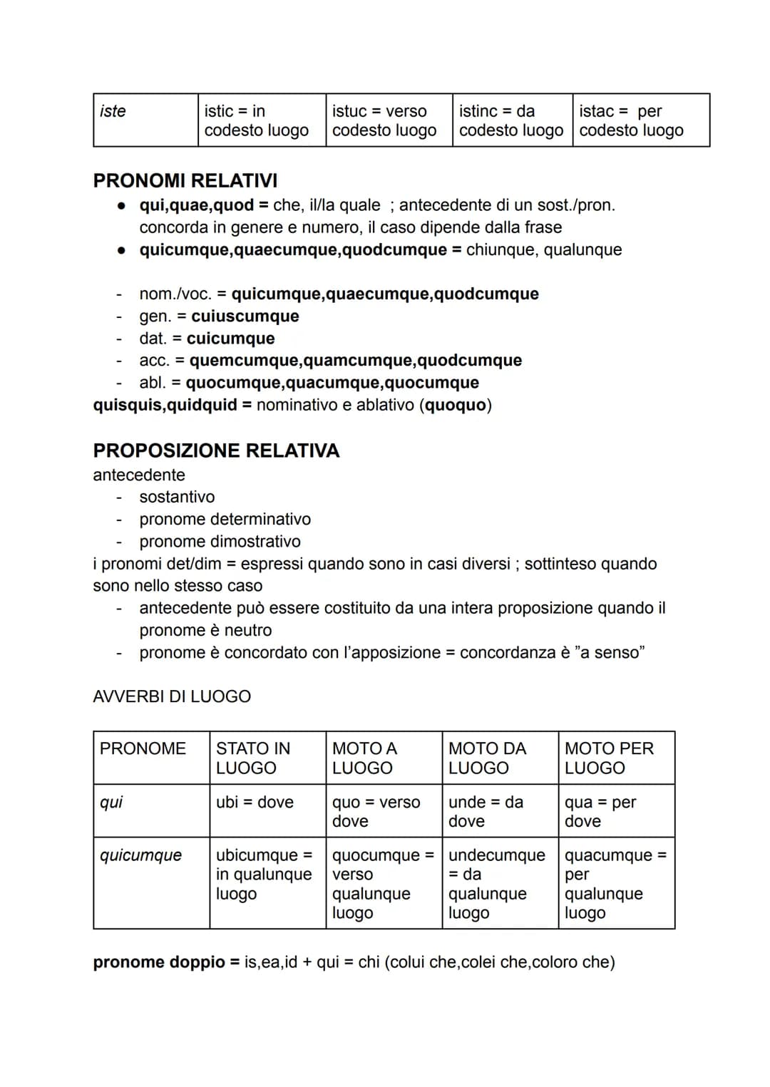 FORMA
VALORE E
AZIONE
PARTICIPIO
PRESENTE
tema
presente+aggettivi II
classe
attivo
contemporaneità
LATINO
FUNZIONE relativa
NOMINALE aggetti