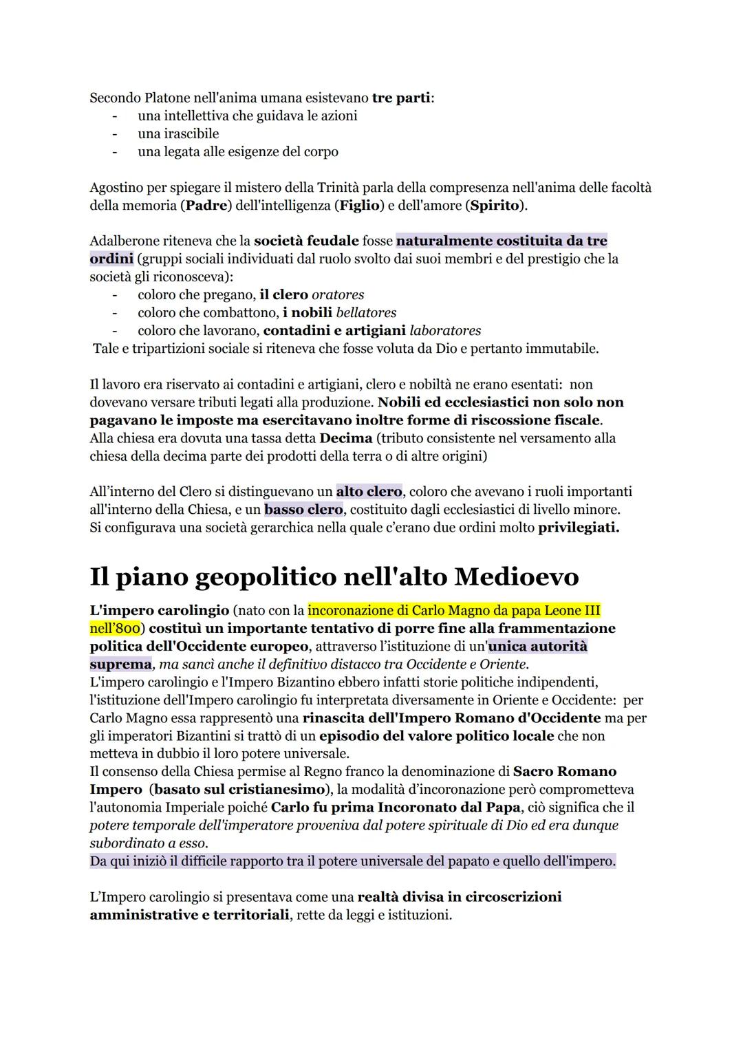# IL MEDIOEVO

Il Medioevo è il periodo di storia compreso tra il 476 (caduta dell'impero Romano
d'occidente) e il 1492 (scoperta dell'Ameri