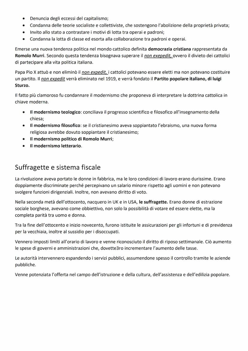 La società di massa
La massa è un insieme omogeneo in cui singoli individui scompaiono rispetto a un gruppo nuovo e più
importante soggetto 