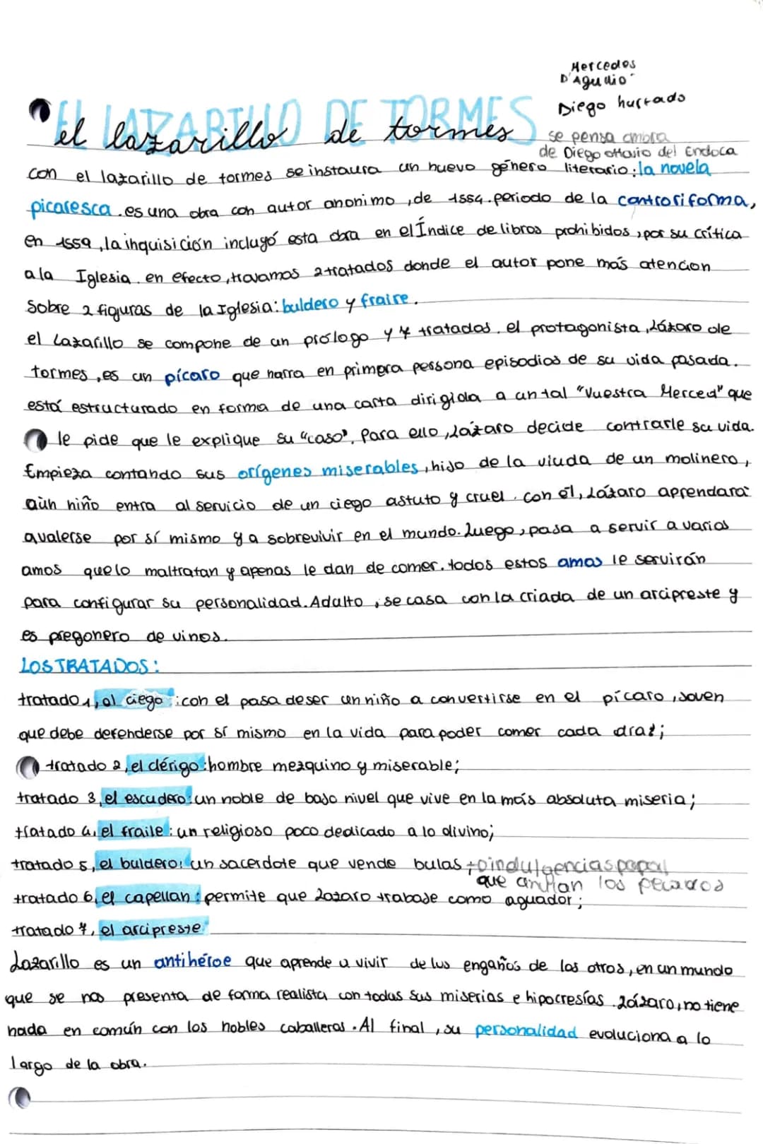 Resumen del Lazarillo de Tormes en PDF: Análisis, temas y personajes