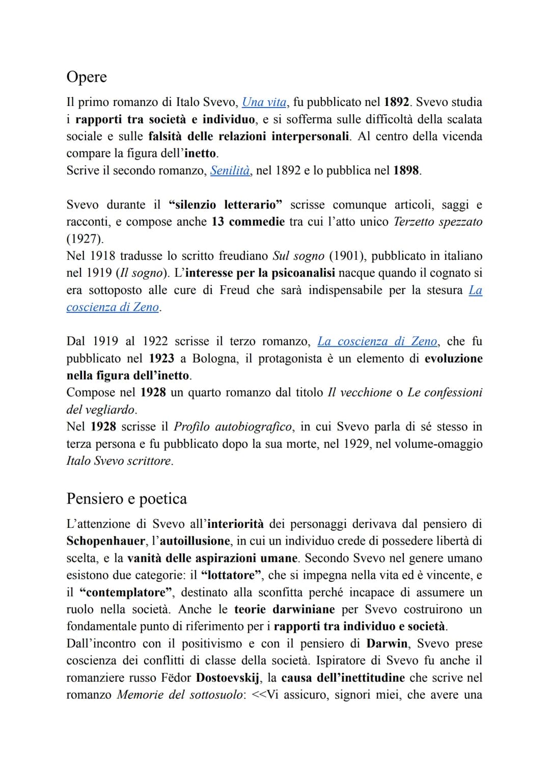 Italo Svevo
Vita
Italo Svevo (Ettore Schmitz) nacque a Trieste il 19 dicembre 1861 da una
famiglia ebraica. La famiglia paterna era austriac