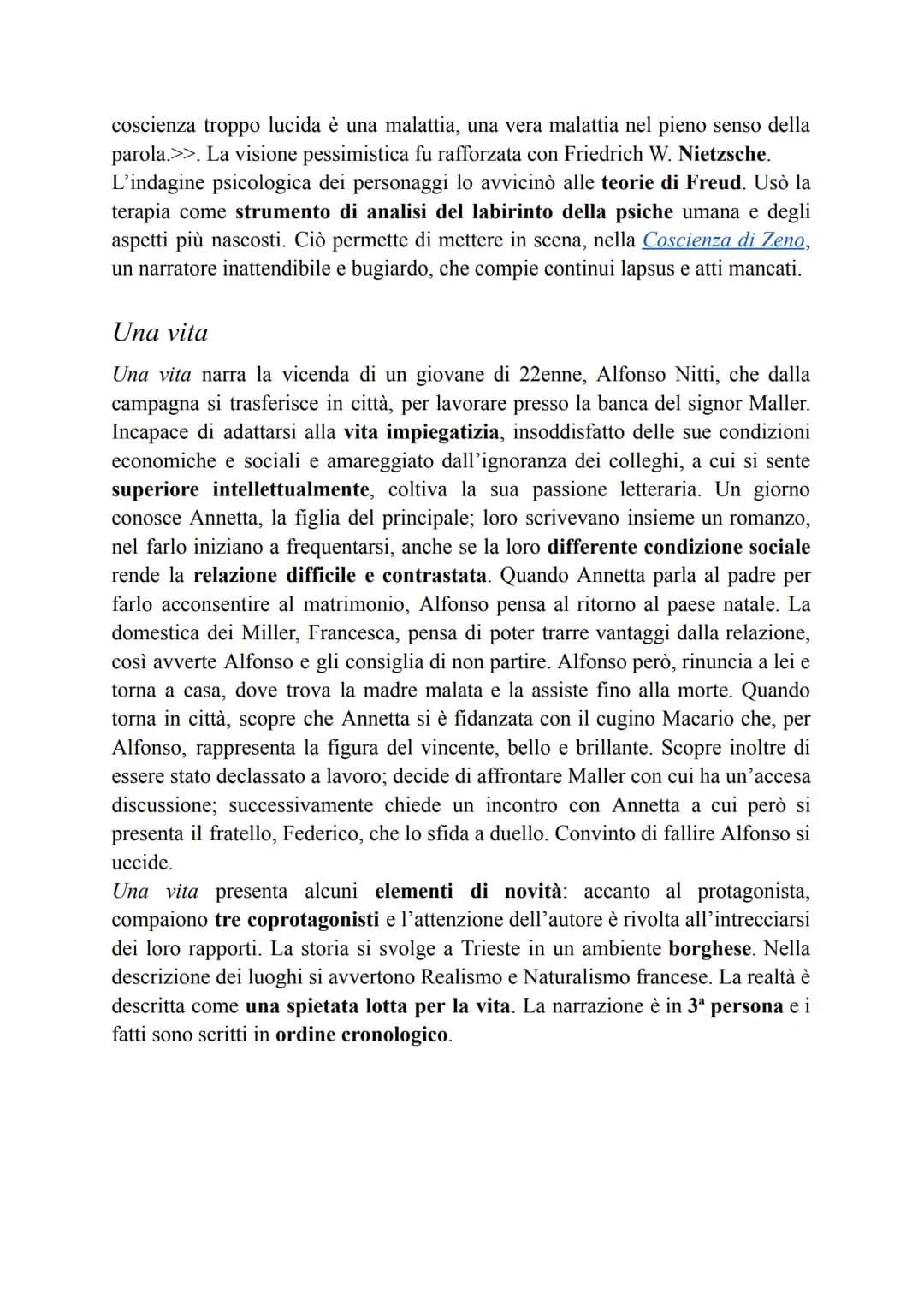 Italo Svevo
Vita
Italo Svevo (Ettore Schmitz) nacque a Trieste il 19 dicembre 1861 da una
famiglia ebraica. La famiglia paterna era austriac