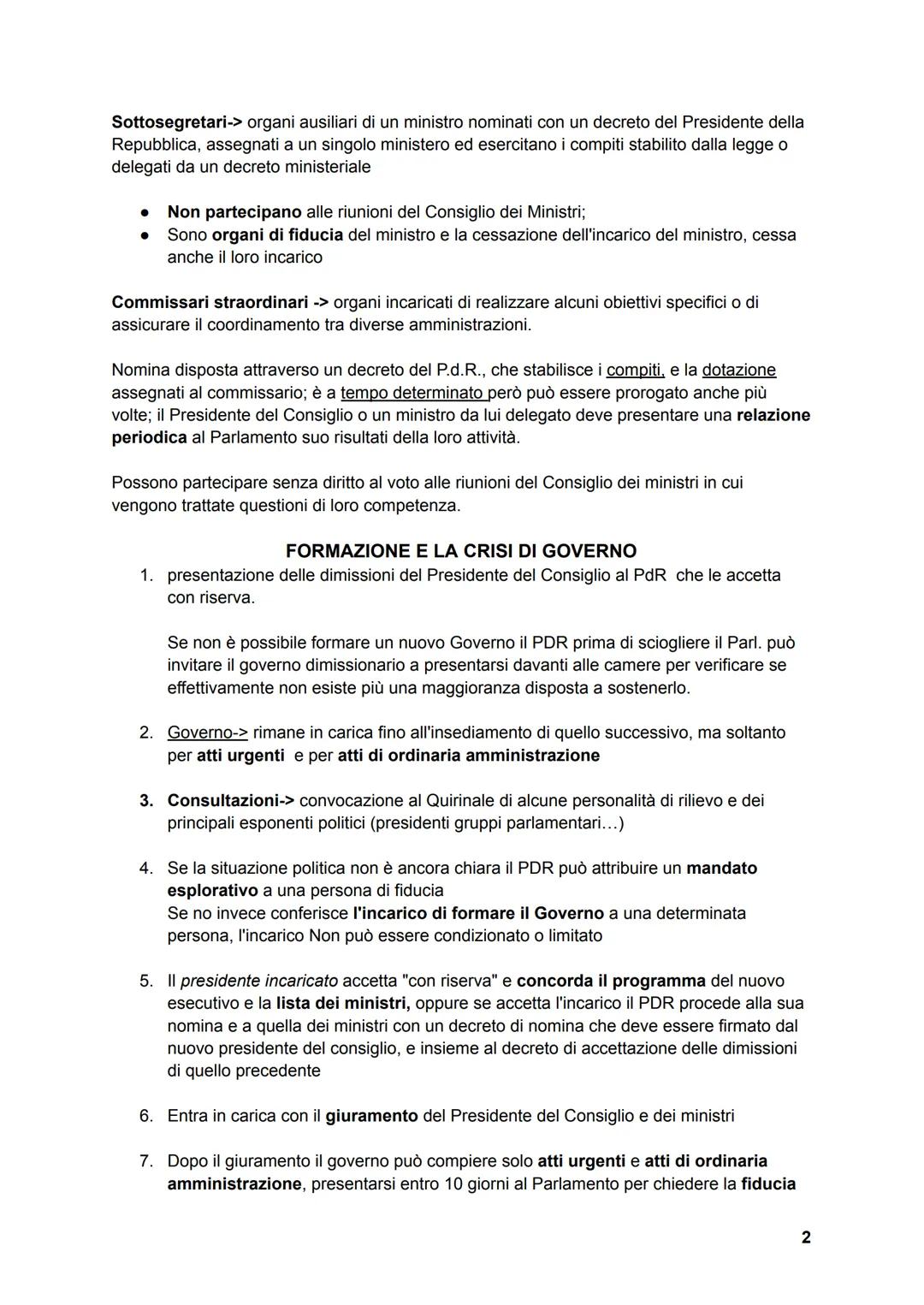 # IL GOVERNO NELL'ORDINAMENTO COSTITUZIONALE

Governo a capo del potere esecutivo -> realizzare delle leggi approvate dal Parlamento

Non è 