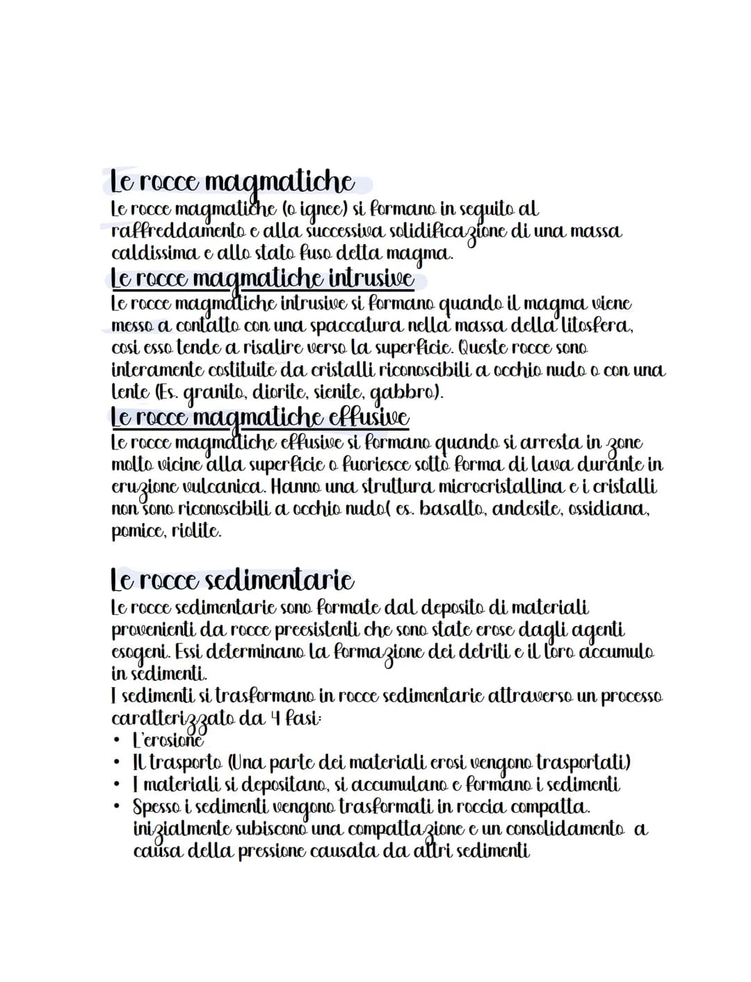 La litosfera
Il nostro pianeta non e' omogeneo in tutta la sua massa, e nella sua
porzione piu' esterna e' formato da una parte solida chiam