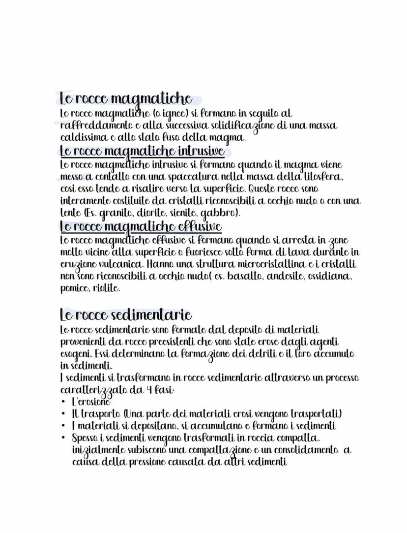 La litosfera
Il nostro pianeta non e' omogeneo in tutta la sua massa, e nella sua
porzione piu' esterna e' formato da una parte solida chiam