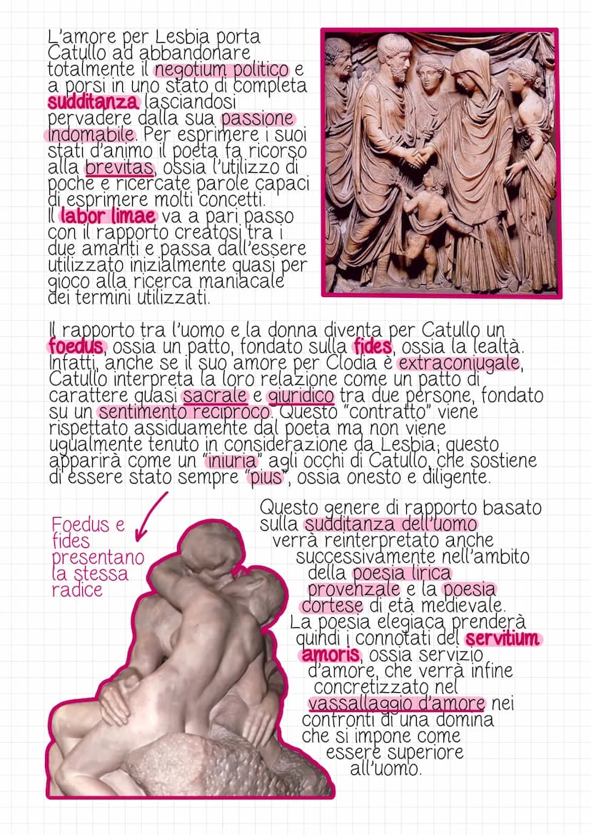 Catullo
Gaio Valerio Catullo fu uno dei massimi
esponenti della poesia lirica latina.
Le sue opere, pur essendo fortemente
Soggettive, non c