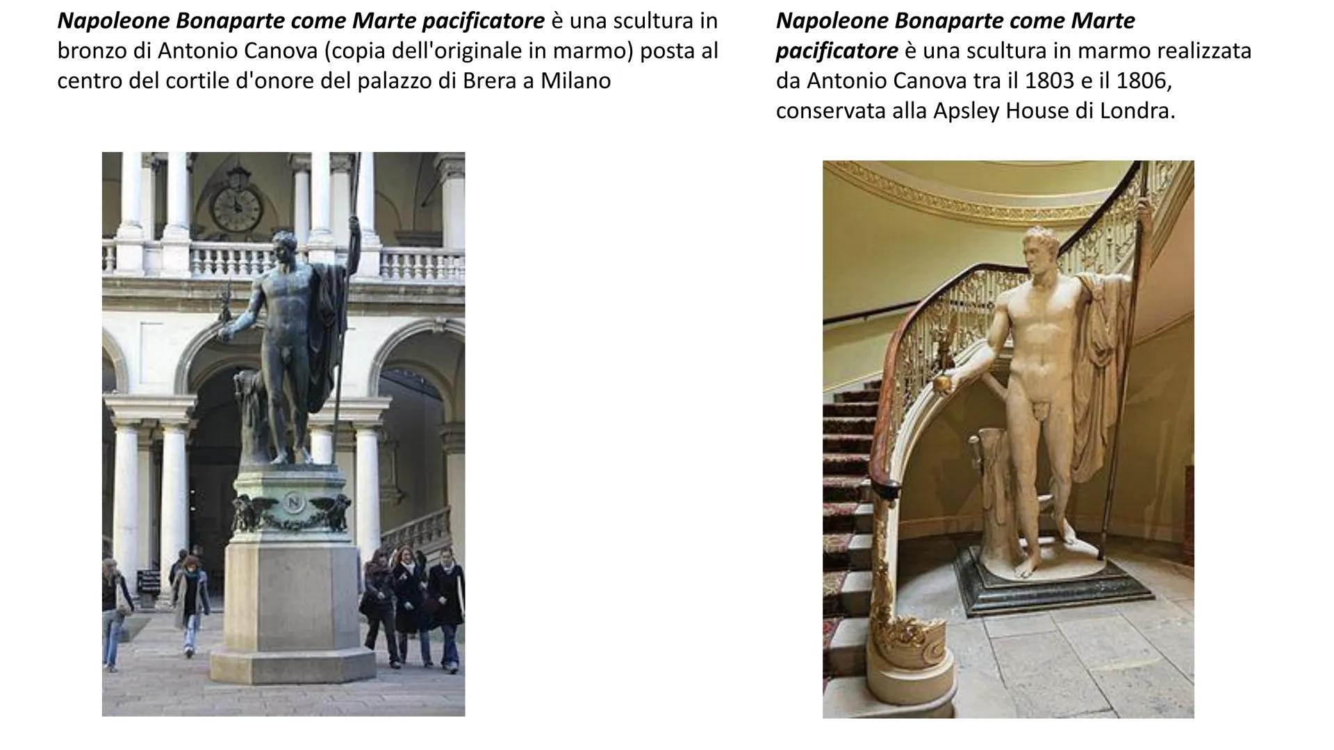 Il neoclassicismo
Un nuovo canone di bellezza
Neoclassicismo è il nome dato ad una tendenza
culturale sviluppatasi in Europa tra la seconda
