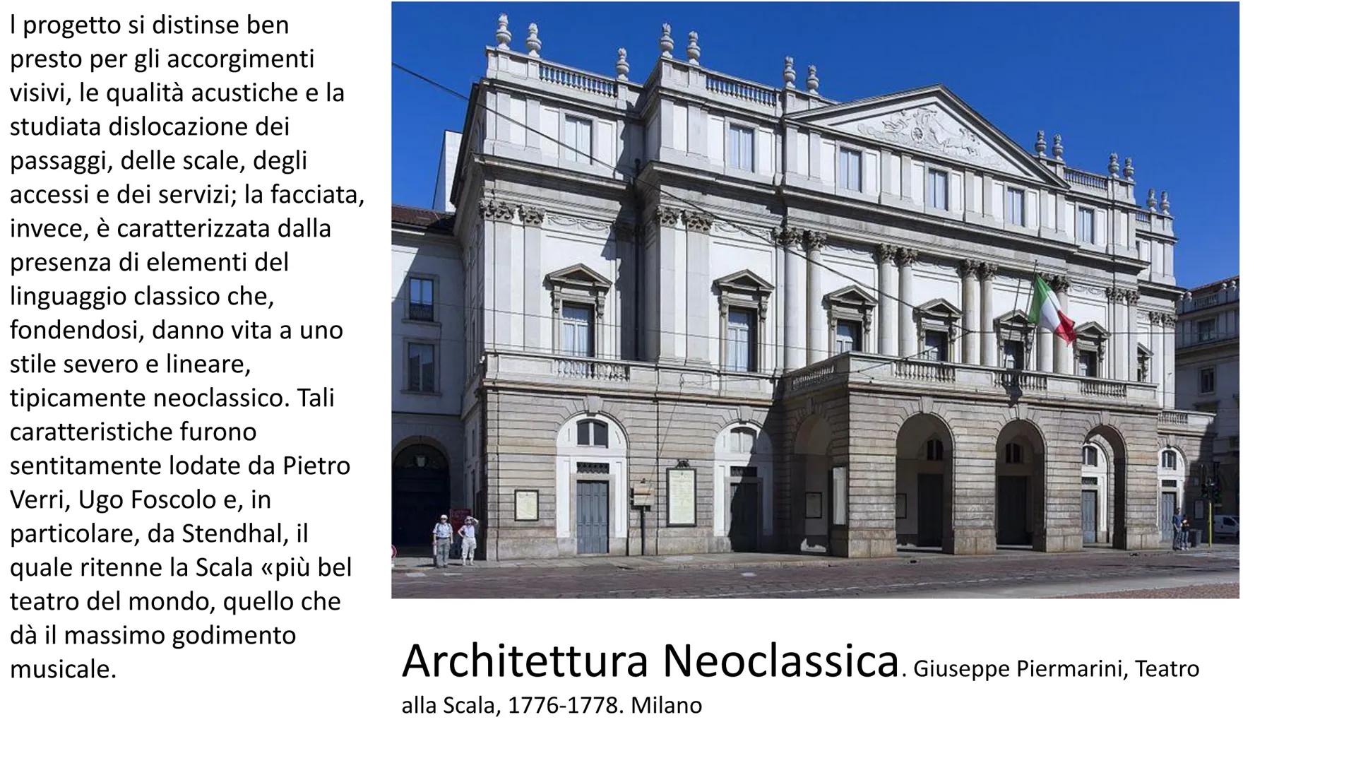 Il neoclassicismo
Un nuovo canone di bellezza
Neoclassicismo è il nome dato ad una tendenza
culturale sviluppatasi in Europa tra la seconda
