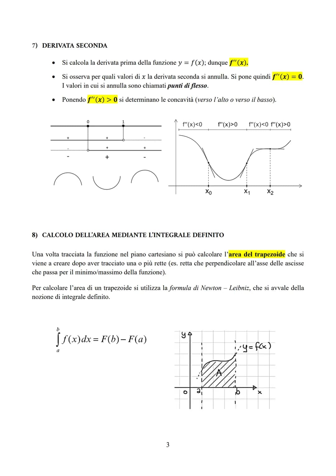 STUDIO DI FUNZIONE COMPLETO
1) CALCOLO DEL DOMINIO
Il calcolo del dominio (o campo di esistenza) permette di escludere tutti i valori della 