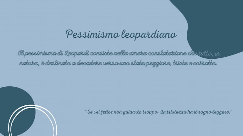 Giacomo Leopardi nacque il 29 Giugno 1798
a Recanati
e morì il 14 Giugno 1837
a Napoli.
22
"I fanciulli trovano il tutto nel nulla,
gli uomi