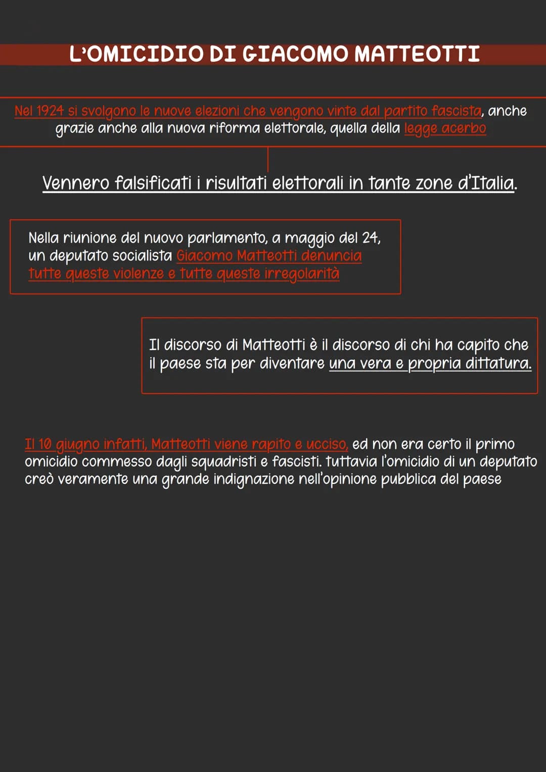 Il faseisuto
La fine della prima guerra mondiale ha lasciato in una grande crisi economica
e sociale in Italia. I problemi principali erano 