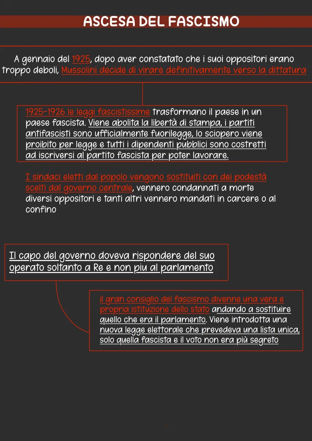 Il faseisuto
La fine della prima guerra mondiale ha lasciato in una grande crisi economica
e sociale in Italia. I problemi principali erano 